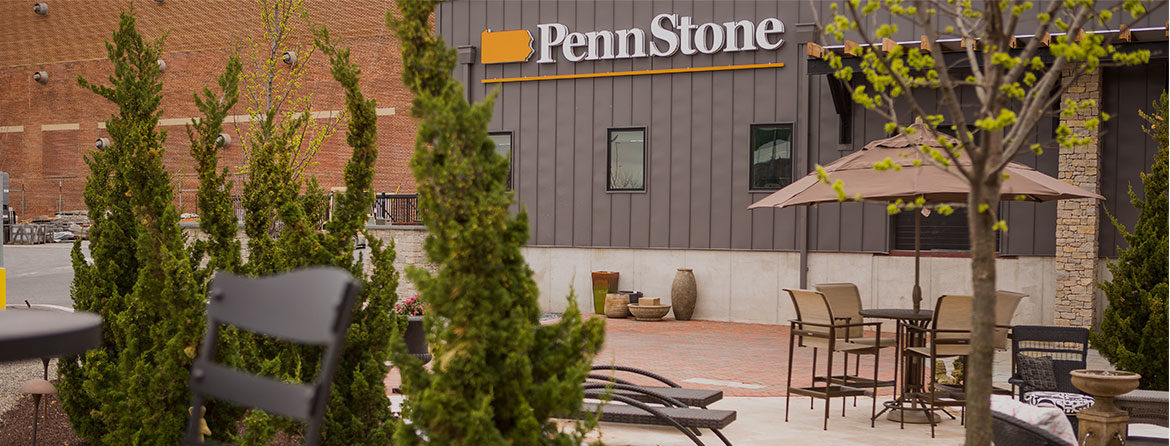 Penn Stone outdoor living showroom