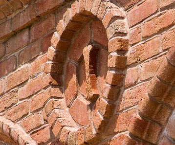 glen gery's monticello handmade brick detail