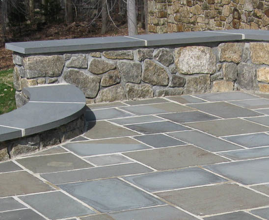 flagstone pennsylvania bluestone from meshoppen stone, natural cleft