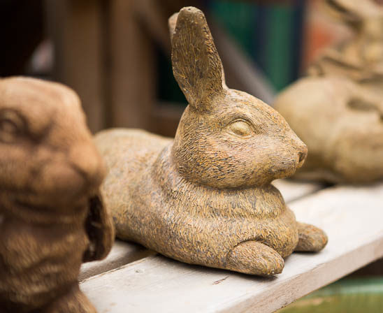 Campania rabbit statue