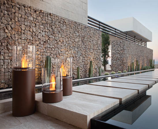 eco smart lighthouse outdoor fire elements
