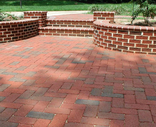 Rumbled Full Range Brick Pavers, by Pine Hall