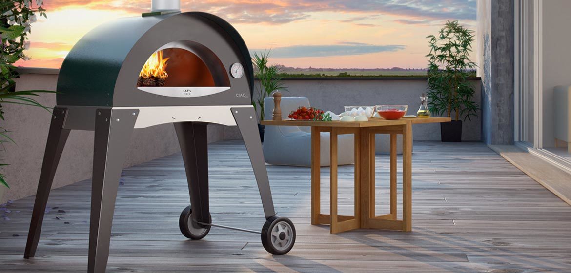 alfa ovens ciao portable wood-fired pizza oven