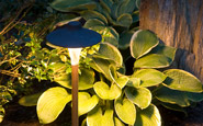 Cast Lighting path light (small China hat)