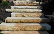 meshoppen natural stone steps west mountain thermalled and rockfaced