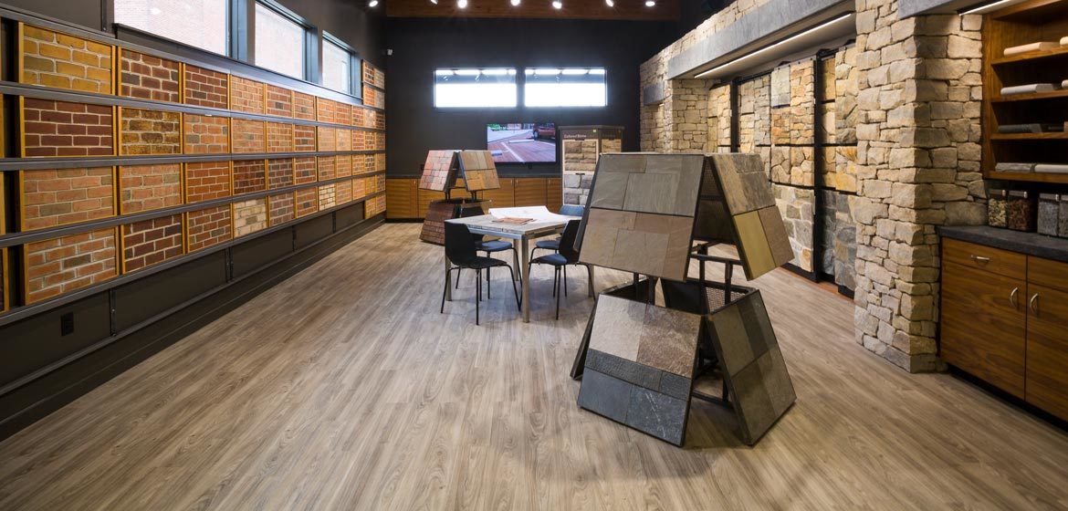 penn stone showroom for stone and brick selections