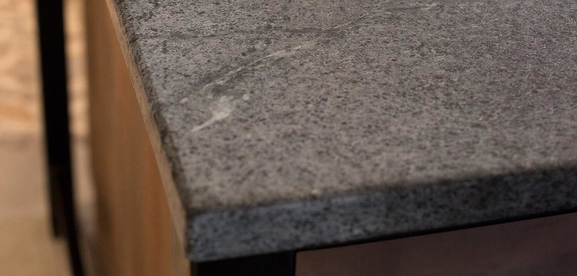 alberene soapstone countertop outdoor kitchen