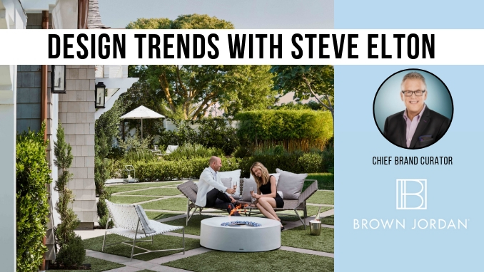 on march 7 penn stone will host a presentation on outdoor furniture design trends by steve elton from brown jordan