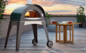 ALFA Ciao pizza oven on patio