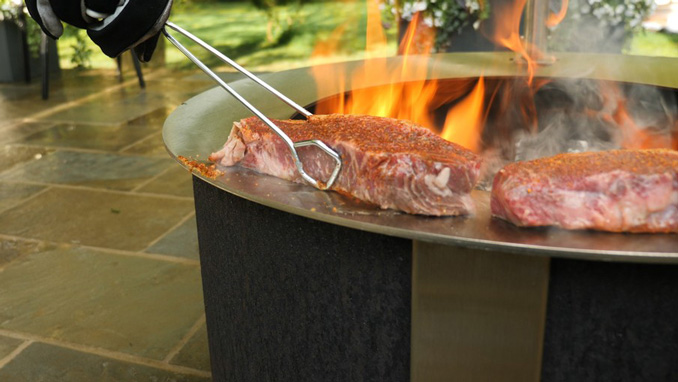 on thursday october 3 penn stone will host a breeo fire pit cooking demonstration featuring halteman country foods