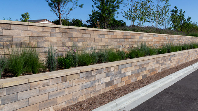 unilock presents an architectural program on retaining walls at penn stone