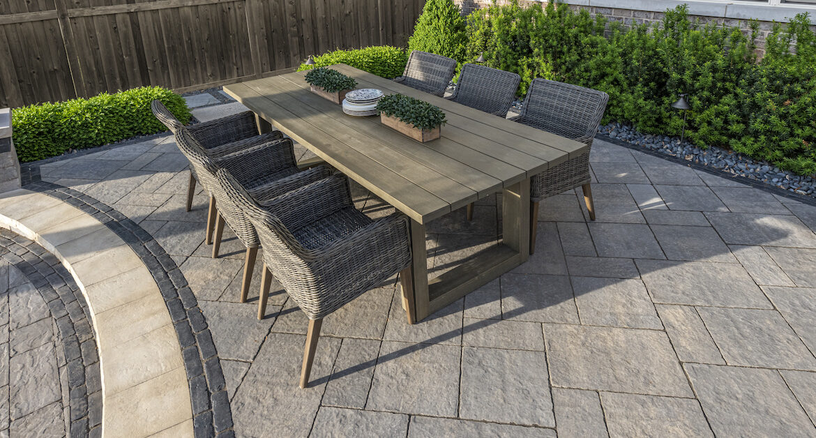 outdoor patio, hardscaping