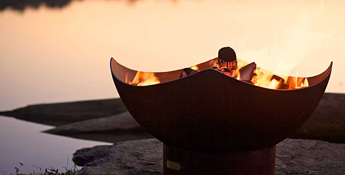 freestanding fire pit, fire pit